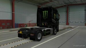 ETS2 MAN Mod: TGX 2020 Monster Energy Skin (Image #3)