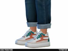 Sims 4 Female Shoes Mod: Sneakers (Female) – S072308 (Image #3)