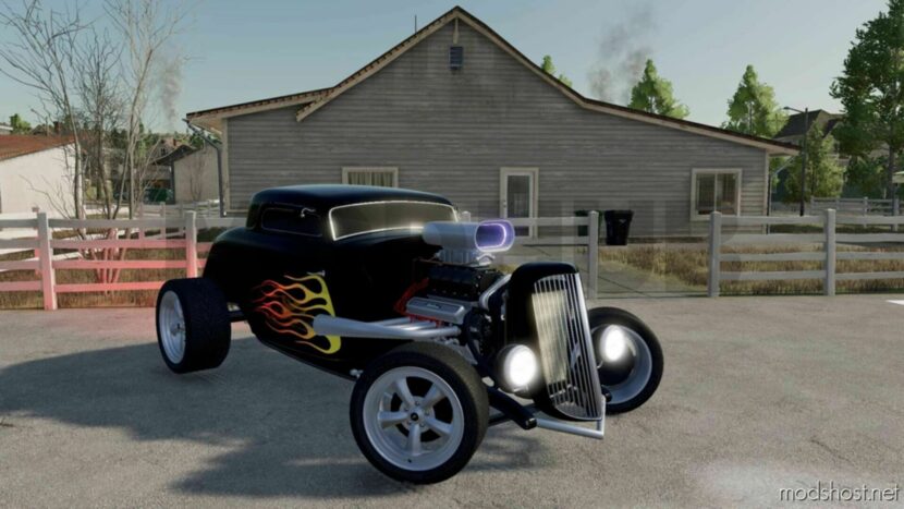 FS22 Ford Car Mod: Coupe 1934 V1.1 (Featured)