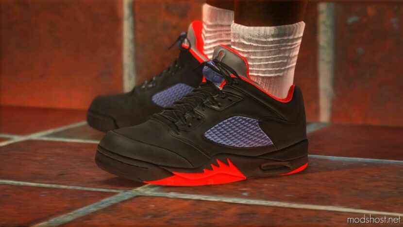 GTA 5 Player Mod: AIR Jordan 5 Retro LOW For MP Male & Franklin V2.0 (Featured)