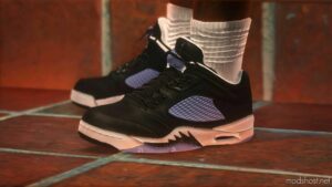 GTA 5 Player Mod: AIR Jordan 5 Retro LOW For MP Male & Franklin V2.0 (Image #2)