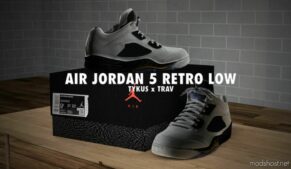 GTA 5 Player Mod: AIR Jordan 5 Retro LOW For MP Male & Franklin V2.0 (Image #5)