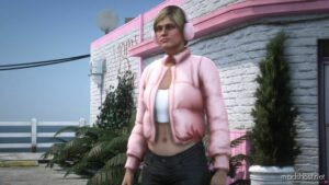 GTA 5 Player Mod: Female Sinead Puffer Jacket (Image #2)