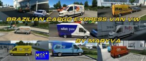 ETS2 Mod: Brazilian Cargo Express AI Traffic VAN VW (Image #2)