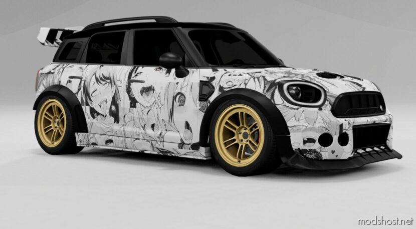 BeamNG Car Mod: Mini Countryman 2019 0.29 (Featured)