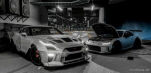 BeamNG Nissan Car Mod: GTR R35 Multiple Bodykits V1.5 (Featured)