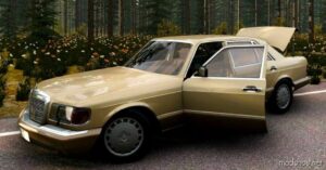 BeamNG Mercedes-Benz Car Mod: Mercedes W126 Pack 0.29 (Featured)