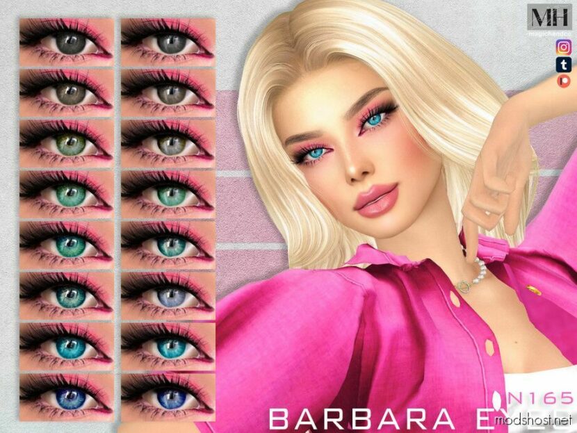 Sims 4 Mod: Barbara Eyes N165 (Featured)