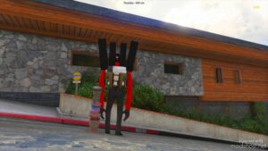 GTA 5 Player Mod: Skibidi Speakerman (Image #2)