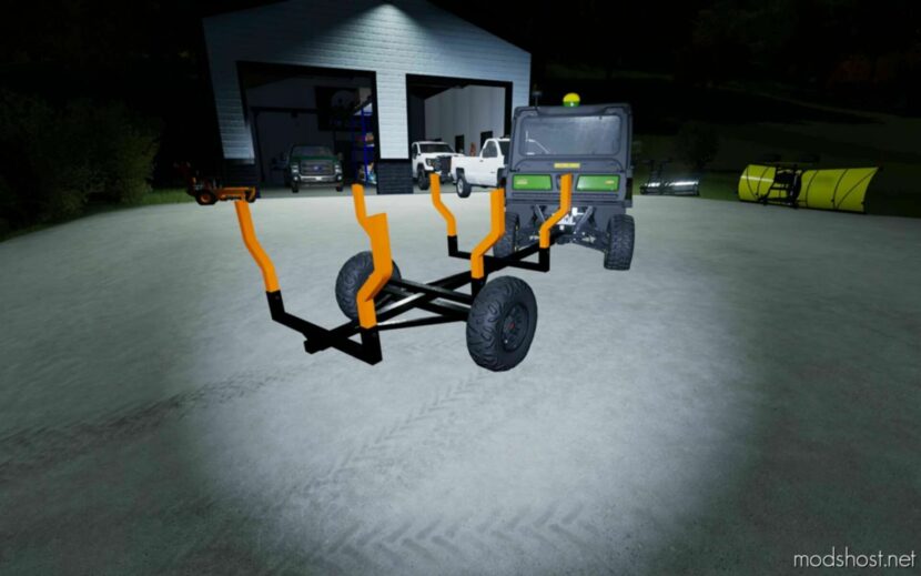 FS22 ATV Mod: LOG Trailer (Featured)