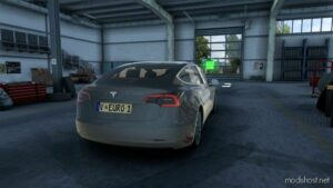 ETS2 Tesla Car Mod: Model 3 2018 Update (Image #2)