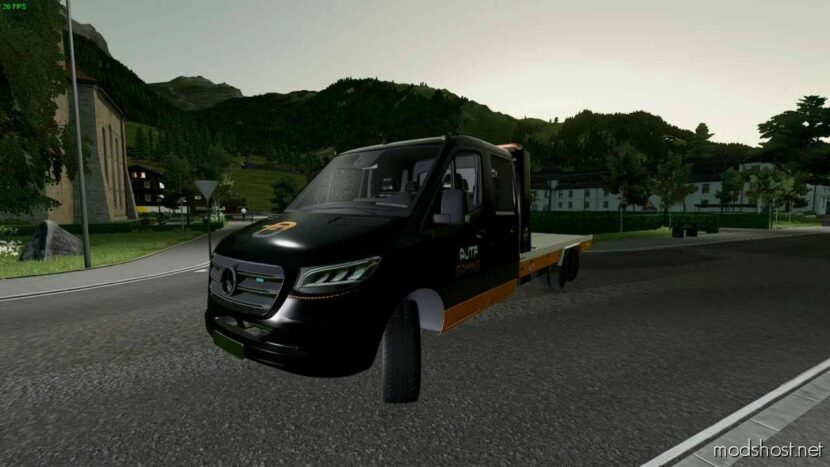 FS22 Mercedes-Benz Vehicle Mod: Mercedes Sprinter TOW Truck (Featured)