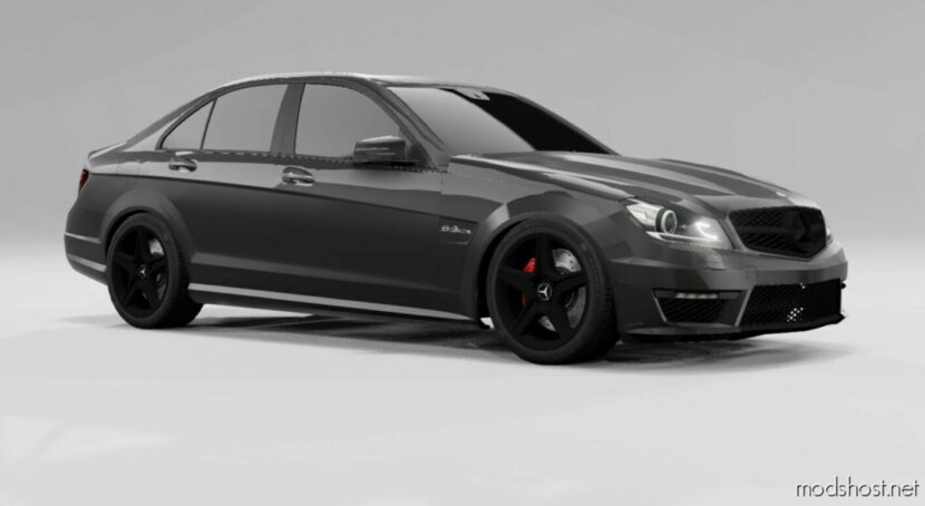 BeamNG Mercedes-Benz Car Mod: C63 W204 AMG 2007-2014 0.29 (Featured)