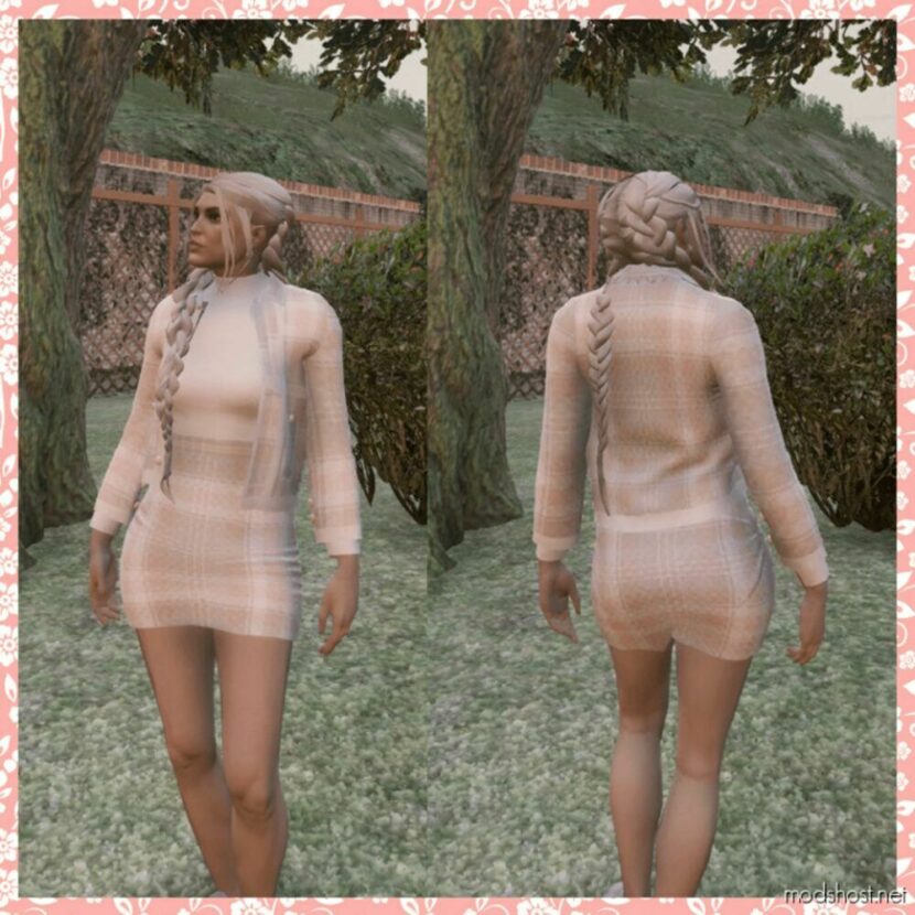 GTA 5 Player Mod: Blair TWO Piece Dress For MP Female (Featured)