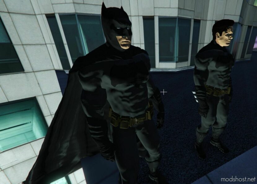 GTA 5 Player Mod: Batman Deluxe Addon PED (Featured)