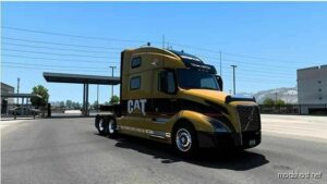 ATS Volvo Mod: CAT Volvo VNL Skin (Image #2)