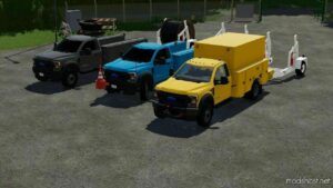 FS22 Ford Car Mod: 2022 Ford F600 Service Truck (Image #5)