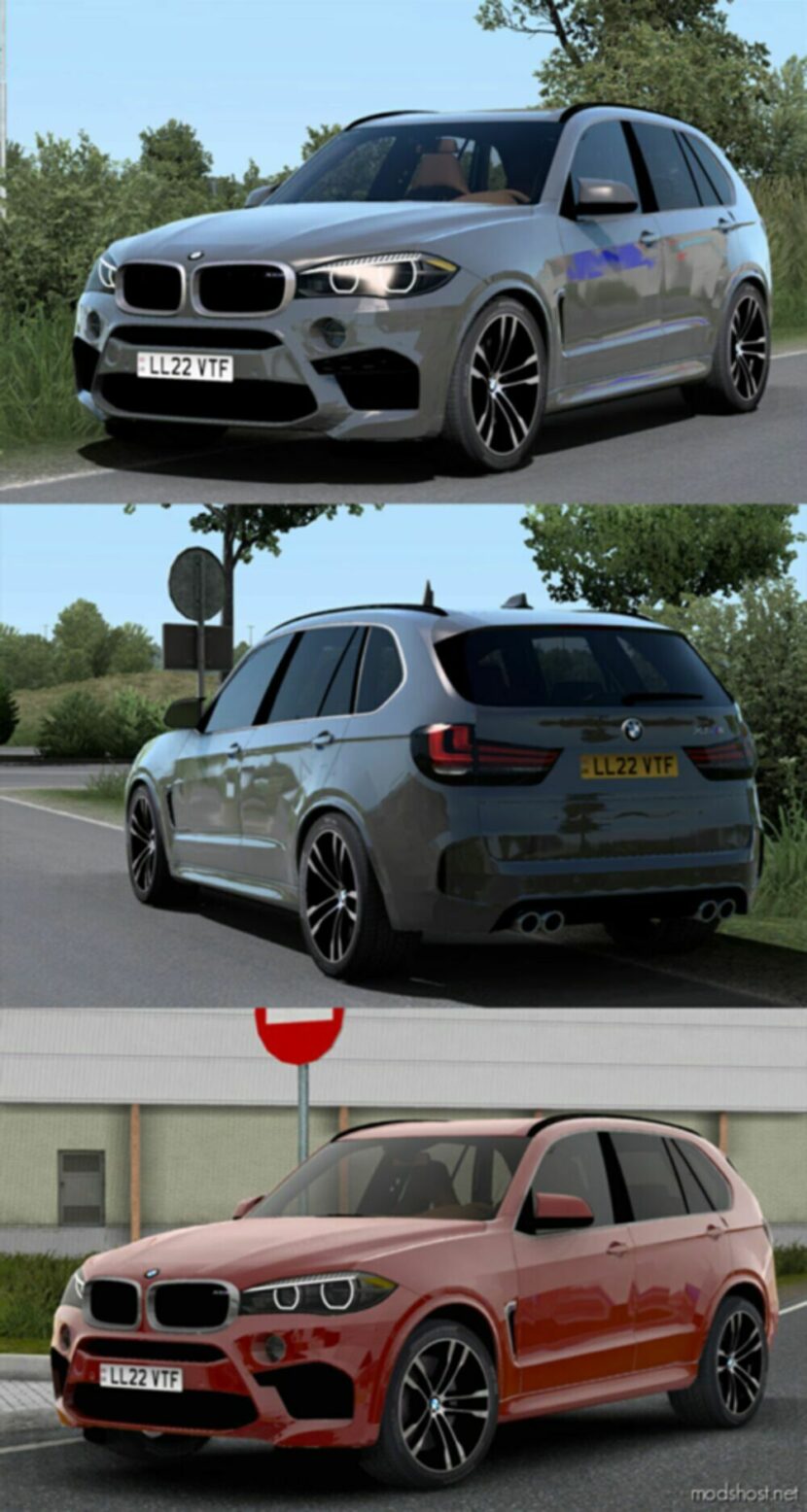 ETS2 BMW Car Mod: X5M F85 V2.2 1.48 (Featured)