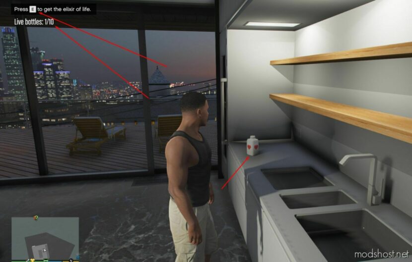 GTA 5 Script Mod: Lives Bottle And Armor Gamepad Support (Featured)