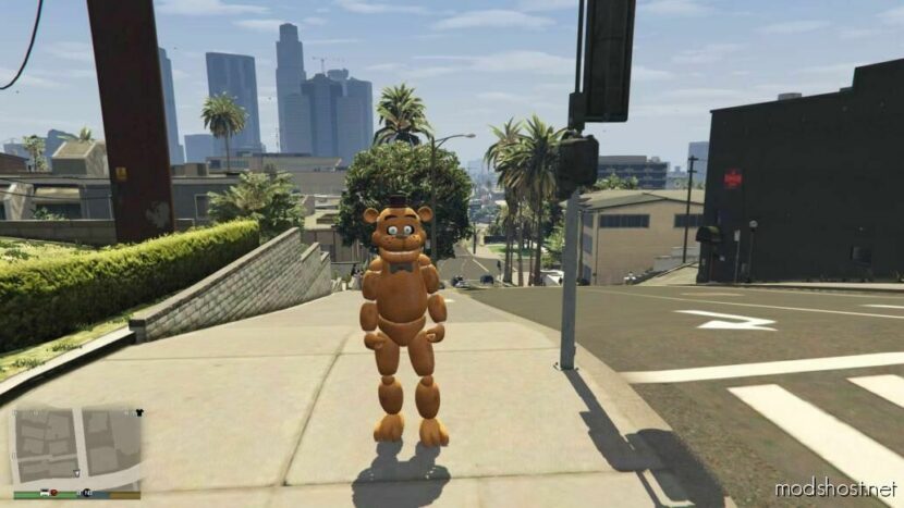 GTA 5 Player Mod: Freddy – Fnaf Add-On PED (Featured)