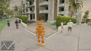 GTA 5 Player Mod: Freddy – Fnaf Add-On PED (Image #2)