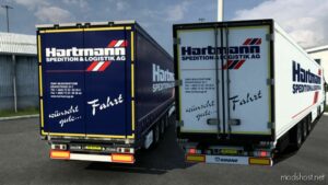 ETS2 Mercedes-Benz Mod: Combo Skin Hartmann Spedition For Mercedes-Benz Actros MP3 (Image #3)