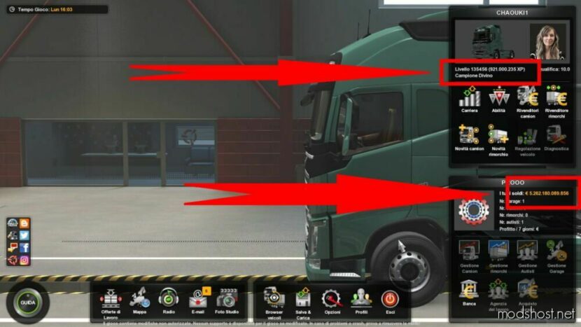 ETS2 Save Mod: Infinite Money And XP 1.48 (Featured)