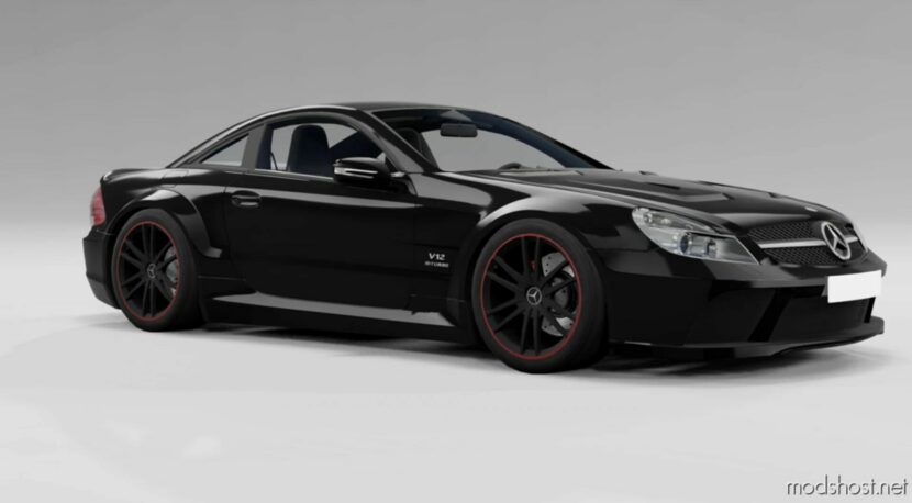 BeamNG Mercedes-Benz Car Mod: Mercedes SL 65 AMG Black 0.29 (Featured)