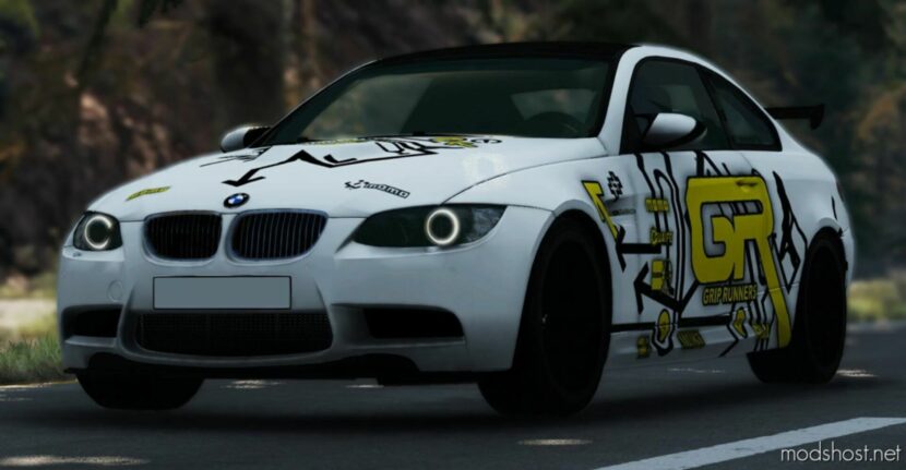 BeamNG BMW Car Mod: M3 E92 PBR FIX 0.29 (Featured)