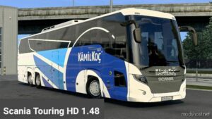 ETS2 Scania Bus Mod: Touring HD 1.48 (Featured)