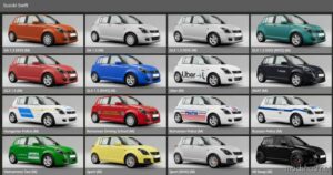 BeamNG Suzuki Car Mod: Swift 2004-2010 0.29 (Image #3)