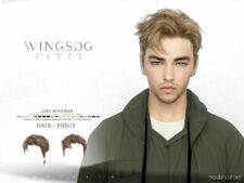 Sims 4 Male Mod: Wings ES0715-Cool Men’s Hair (Featured)