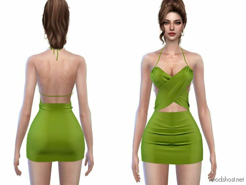 Sims 4 Female Clothes Mod: SOL Dress (Featured)