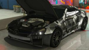 GTA 5 Mercedes-Benz Vehicle Mod: 2009 Mercedes-Benz SL65 AMG Black Series Add-On | Template | Tuning | Lods | Vehfuncs V V2.0 (Image #4)