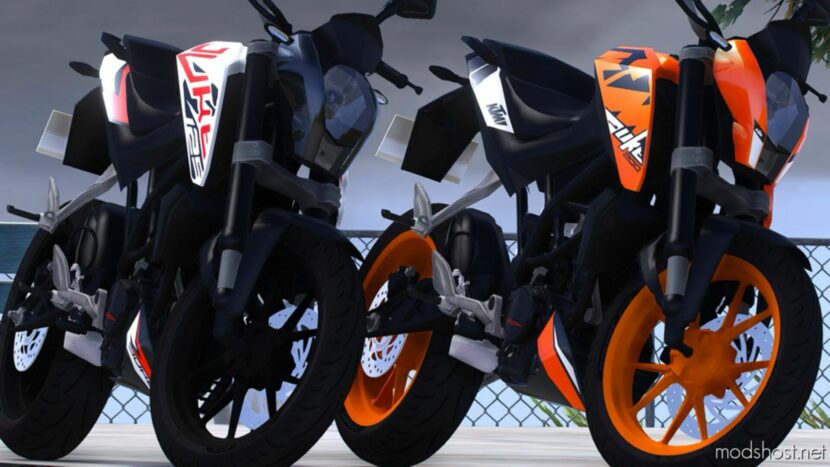 GTA 5 Vehicle Mod: KTM Duke 125 / 200 Add-On | Tuning | Liveries (Featured)