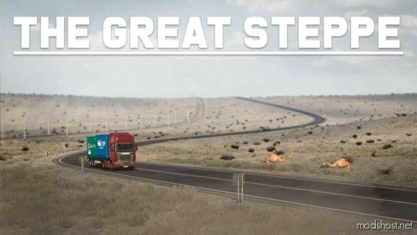 ETS2 Map Mod: The Great Steppe Addon V1.0.2 1.48 (Featured)