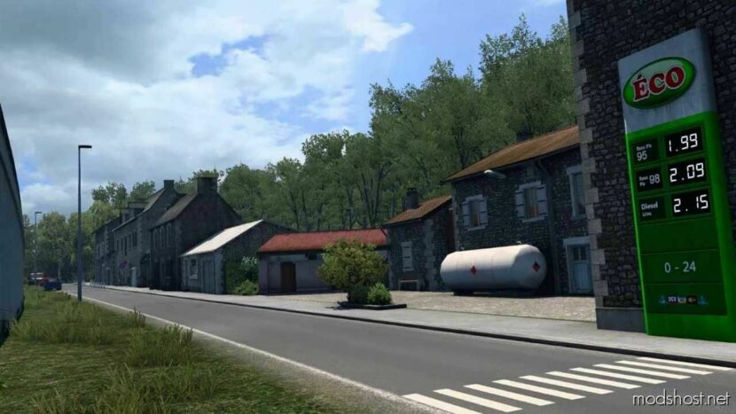 ATS Mod: Bourges Updated Map Addon V1.0.1 1.48 (Featured)