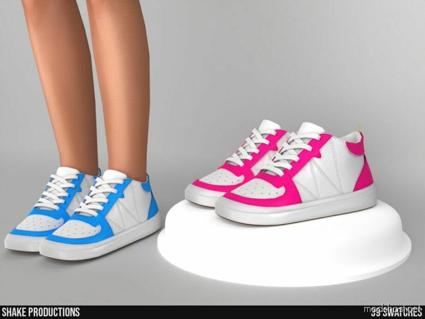 Sims 4 Kid Shoes Mod: Sneakers (Child) – S072314 (Featured)