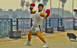 GTA 5 Player Mod: Muhammed ALI Clay Add-On PED (Image #3)