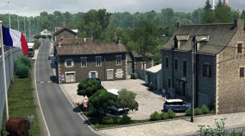 ETS2 Mod: Bourges Updated Map Addon V1.0.1 1.48 (Featured)