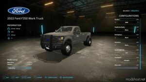 FS22 Ford Car Mod: F350 Super Duty V1.2 (Image #2)