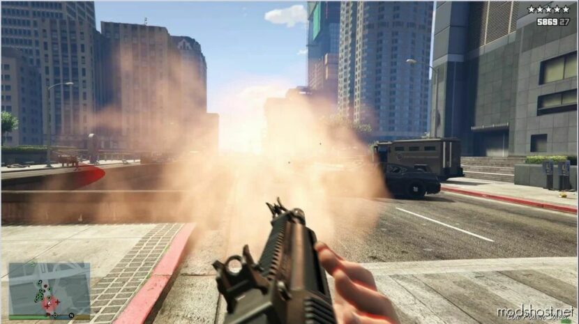 GTA 5 Script Mod: Realistic Firefight Effects V3.0 (Featured)