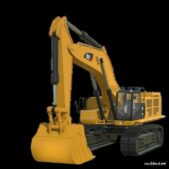 FS22 Caterpillar Forklift Mod: CAT C/D Series Excavator Pack (Featured)