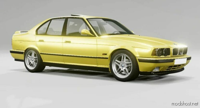 BeamNG BMW Car Mod: E34 BIG Update With 50 Configs PBR 0.29 (Featured)