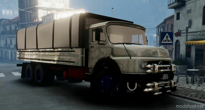 BeamNG Mercedes-Benz Truck Mod: Mercedes Kurzhauber 6X4 0.29 (Featured)