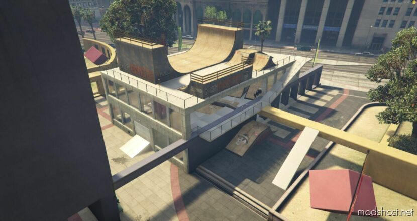 GTA 5 Mod: Legion Square | Skatepark 6 Ymap / XML (Featured)