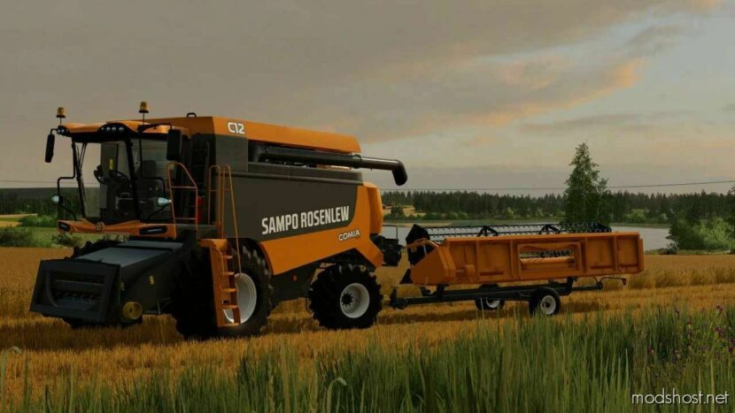 FS22 Combine Mod: Sampo Rosenlew Comia C12 (Featured)