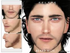 Sims 4 Male Hair Mod: Beard N120 (Featured)