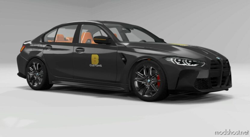 BeamNG BMW Car Mod: M3 G80 Updated 0.29 (Featured)