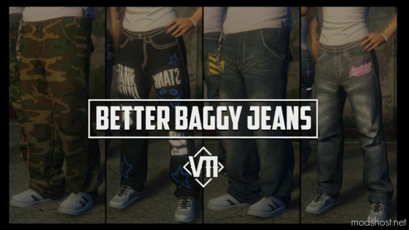 GTA 5 Player Mod: Better Baggy Jeans (Featured)